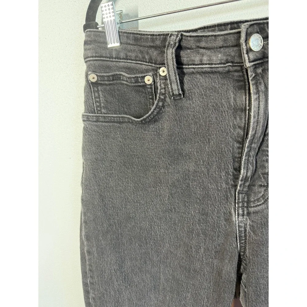 Madewell The Curvy Perfect Vintage Jean‎ Black Denim Womens Sz 28 High Rise